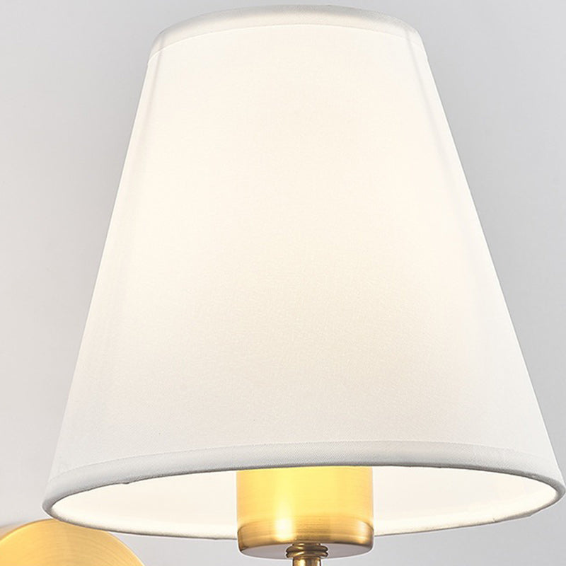 Nordic Iron Wall Sconce with Tapered Shade