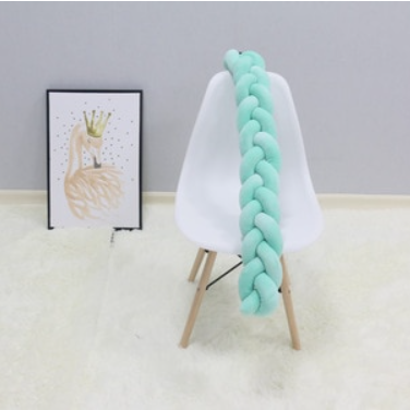 Plush Braided Cushion with Soft Woven Design