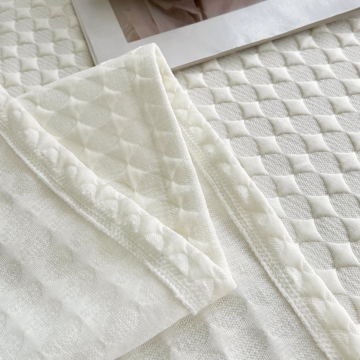 Cooling Textured Sofa Cover with Soft Drape