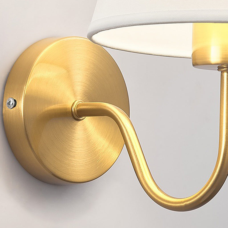 Nordic Iron Wall Sconce with Tapered Shade