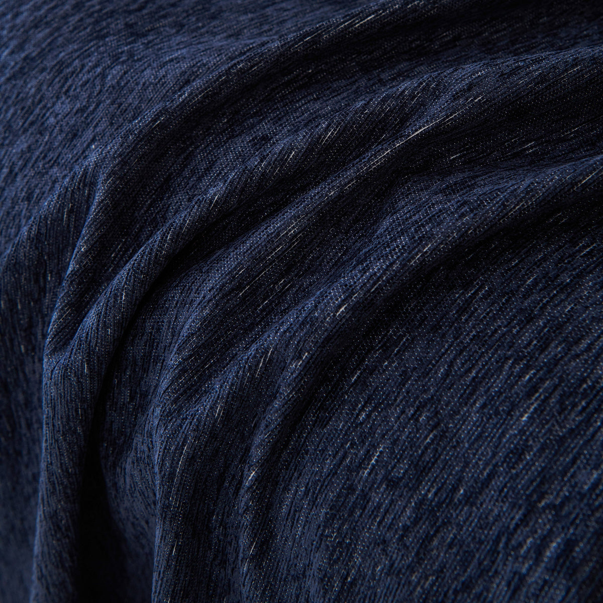 Solid Chenille Sofa Throw with Fringed Edge
