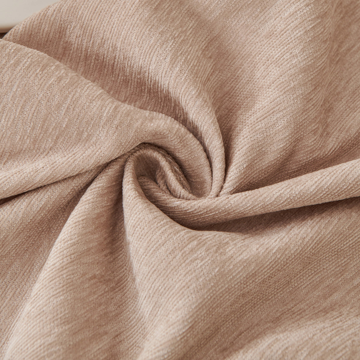 Solid Chenille Sofa Throw with Fringed Edge