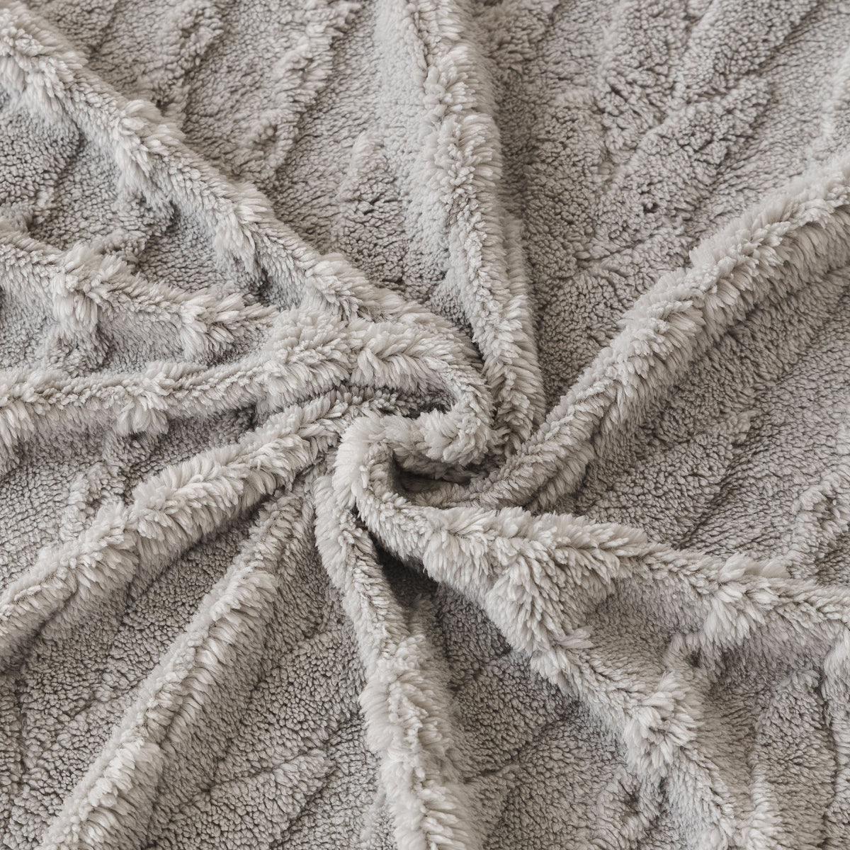 Thick Cozy 3D Cable Sofa Throw Cover, Plush Jacquard Warm Fleece Throw Blanket